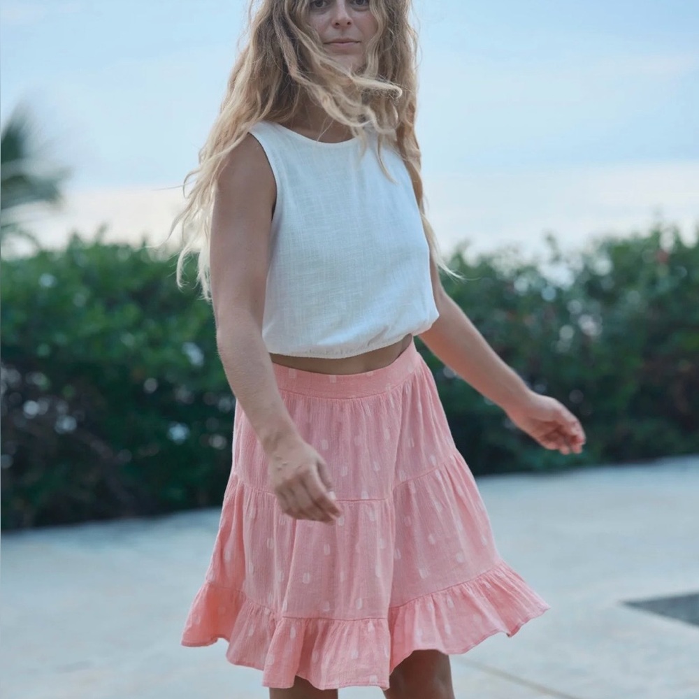 White Polly Top
